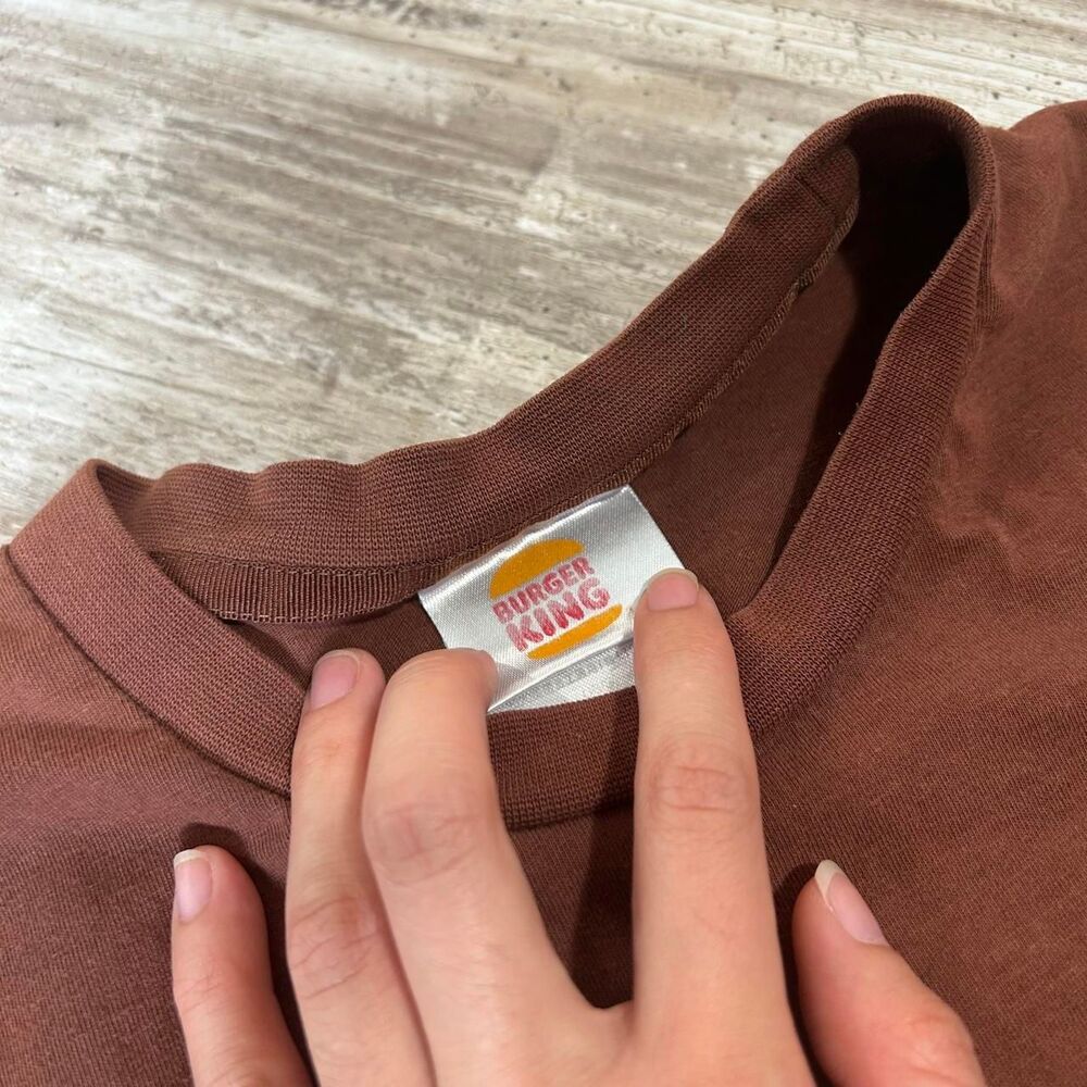 Burger King Adult's brown t-shirt - Picture 2 of 8